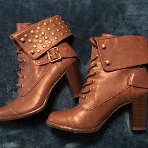 Brown ankle boots